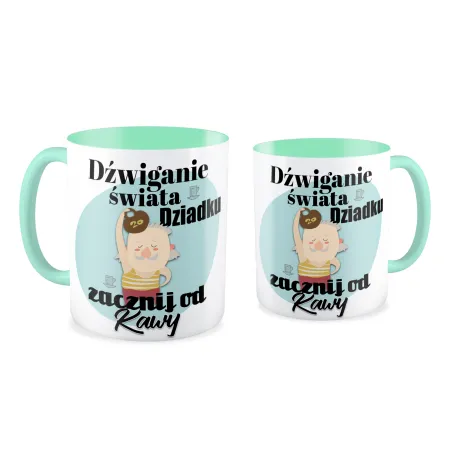 Kubek miętowy dla DZIADKA Zacznij od kawy